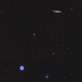 M 97 Eulennebel , Galaxie M 108 , Sternbild UMA